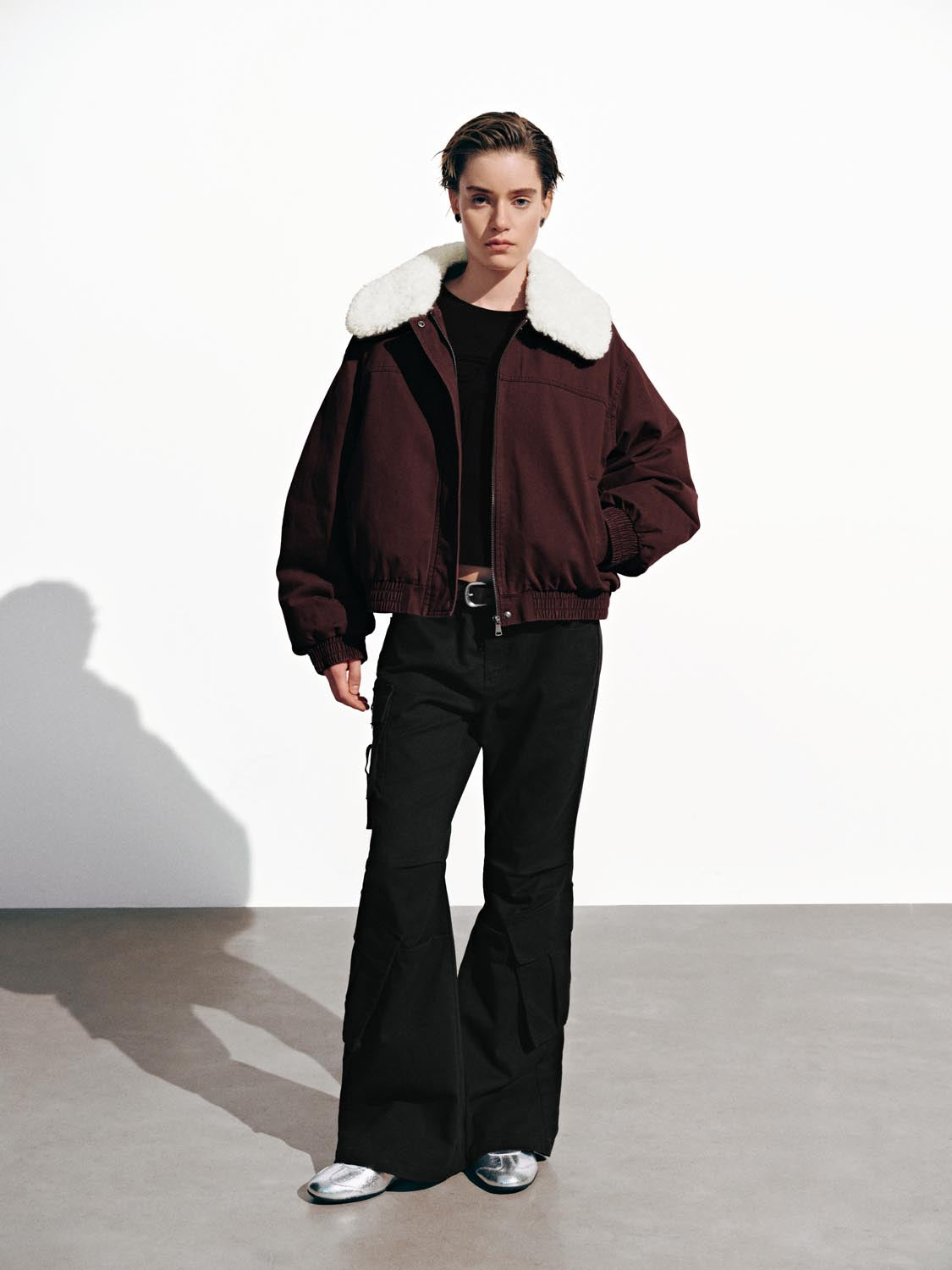 Large Collar Puffer Bomber Jackets