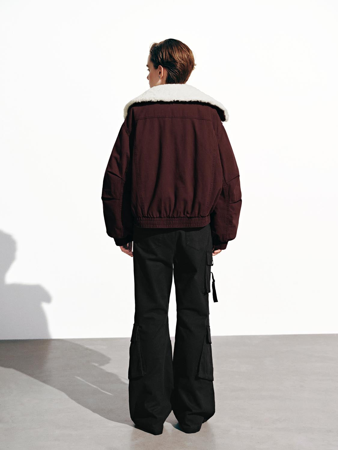 Large Collar Puffer Bomber Jackets