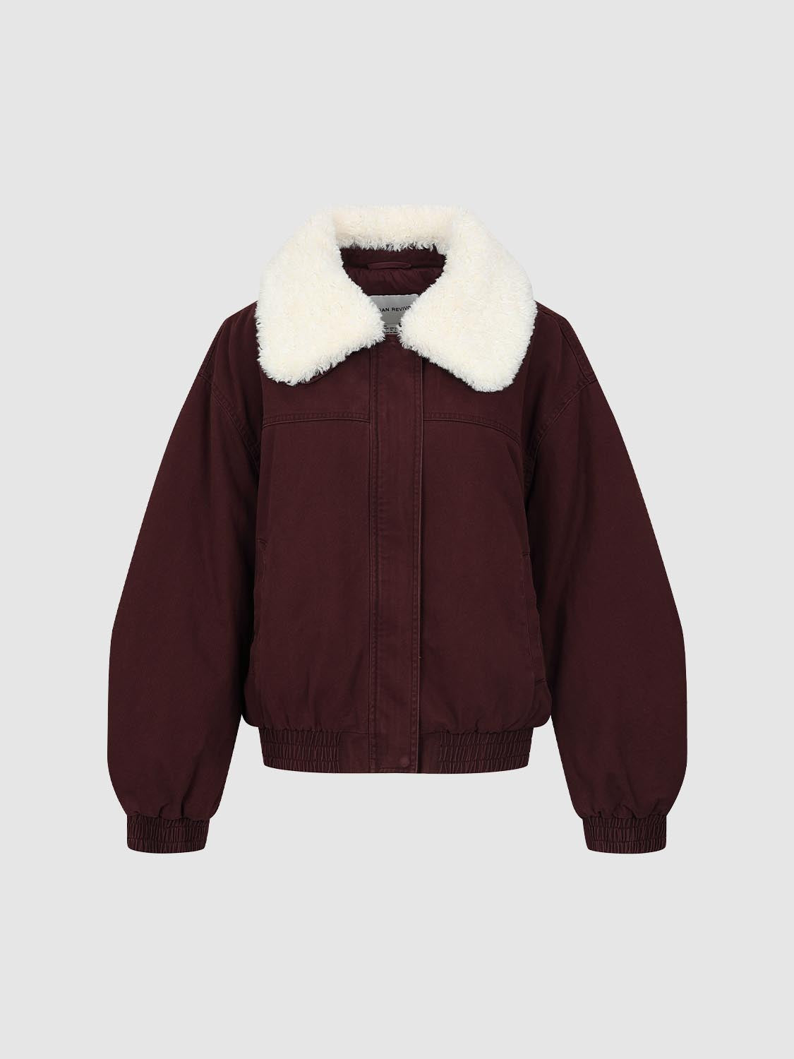 Large Collar Puffer Bomber Jackets