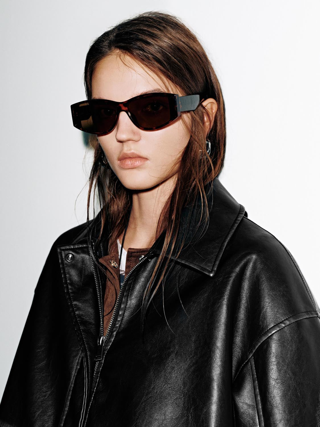 Flap Pockets Collared Bomber Jackets