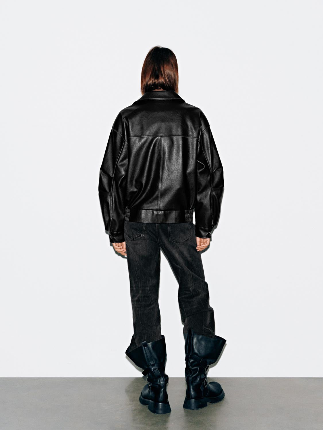 Flap Pockets Collared Bomber Jackets