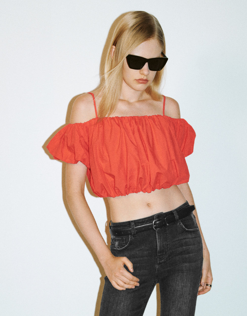 Off shoulder cami top sale