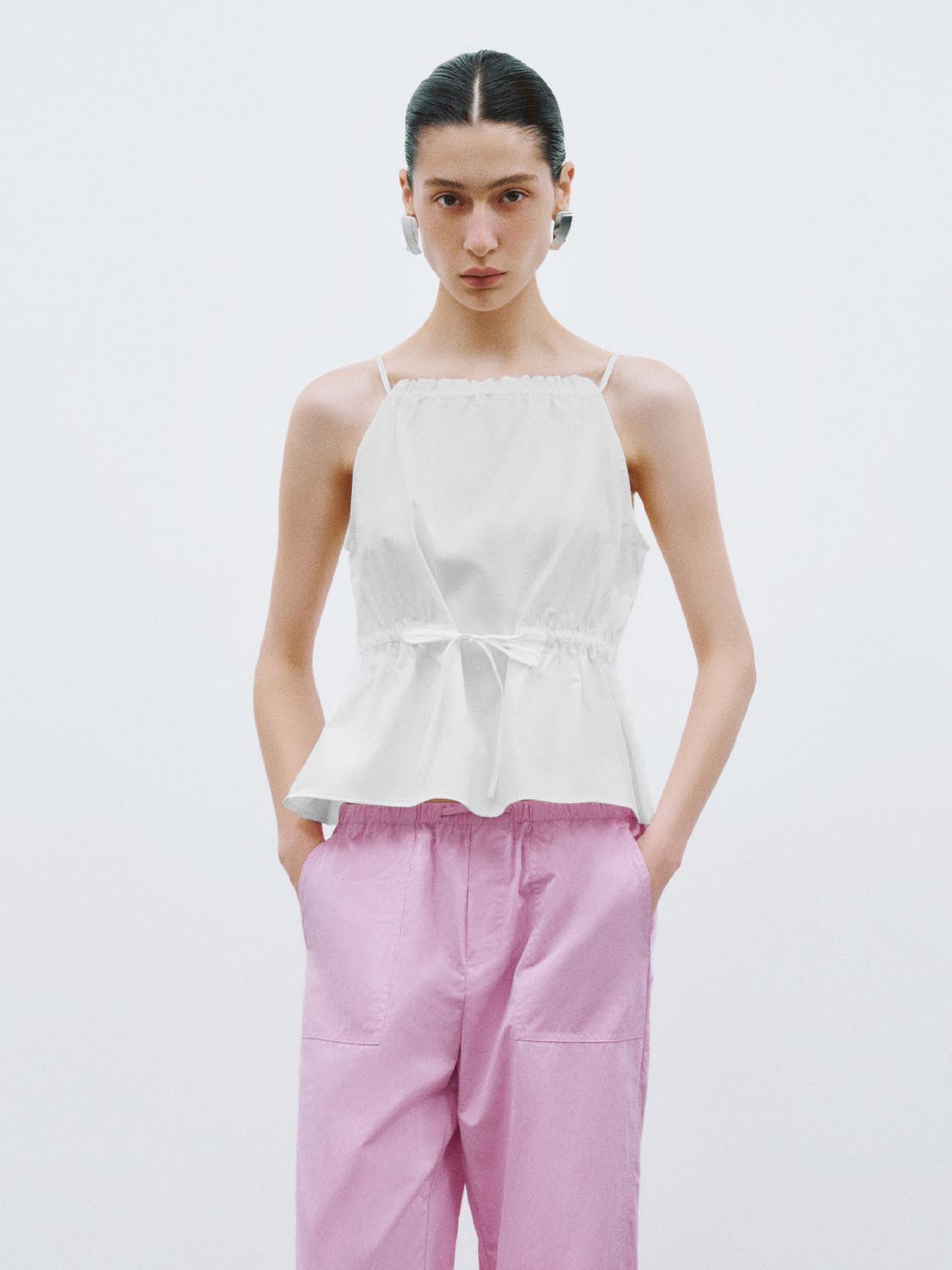 Tapered Waist Cami Tops