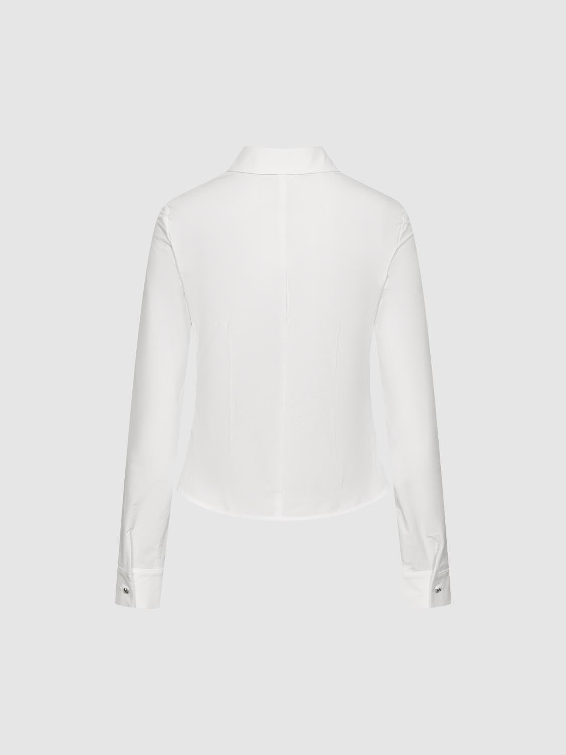 Ruched Slim Fit Shirts