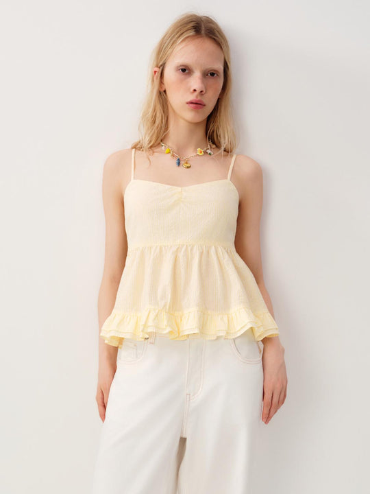 Cotton With Thin Stretch Fabric For Lightweight Comfort Cami Top