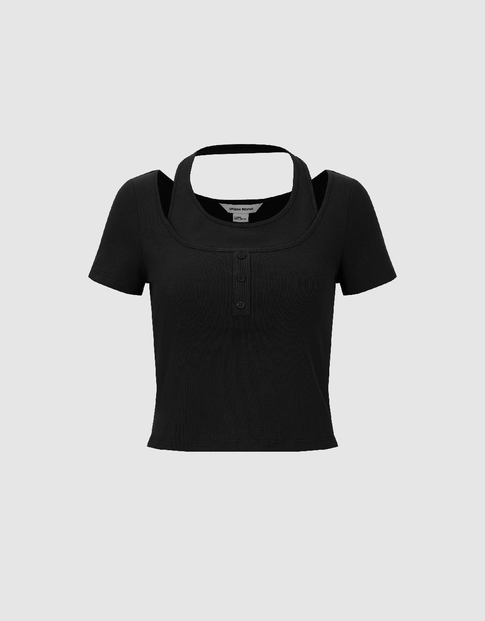 Halter Neck 2 In 1 T-Shirt