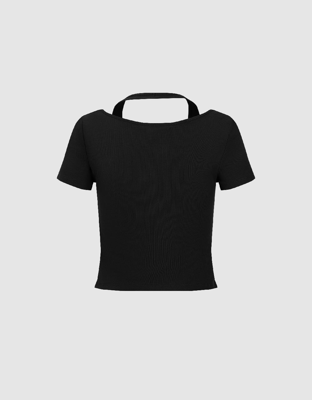 Halter Neck 2 In 1 T-Shirt