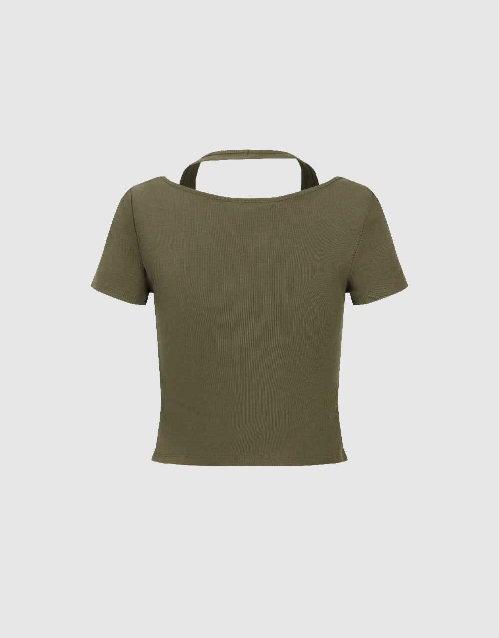 Halter Neck 2 In 1 T-Shirt