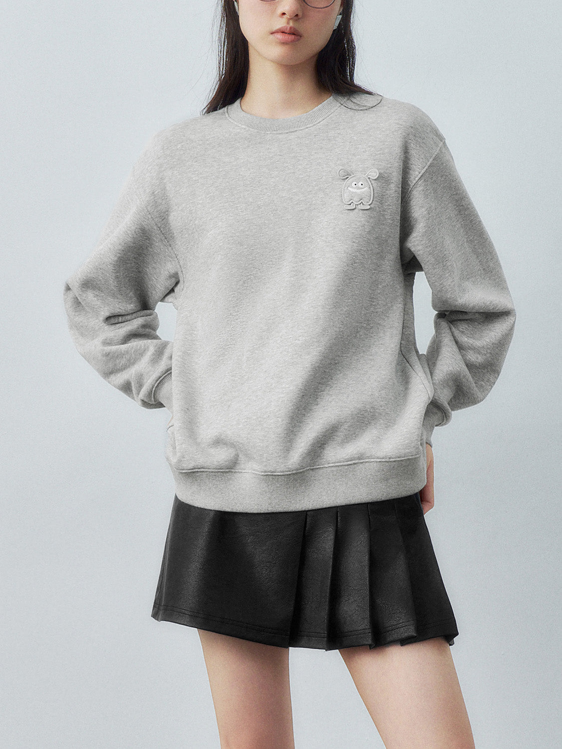 Crew Neck Loose Sweatshirts