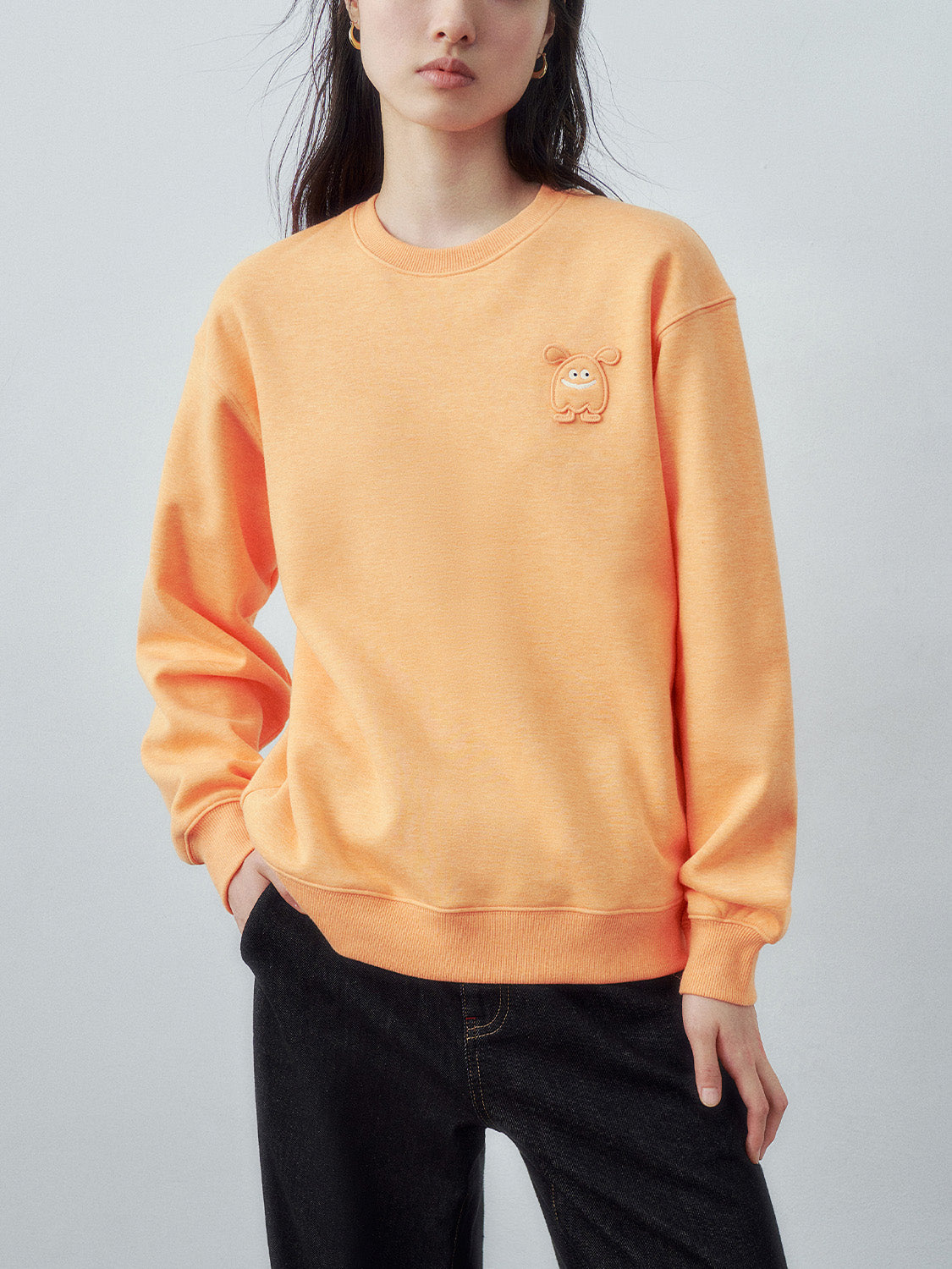 Crew Neck Loose Sweatshirts