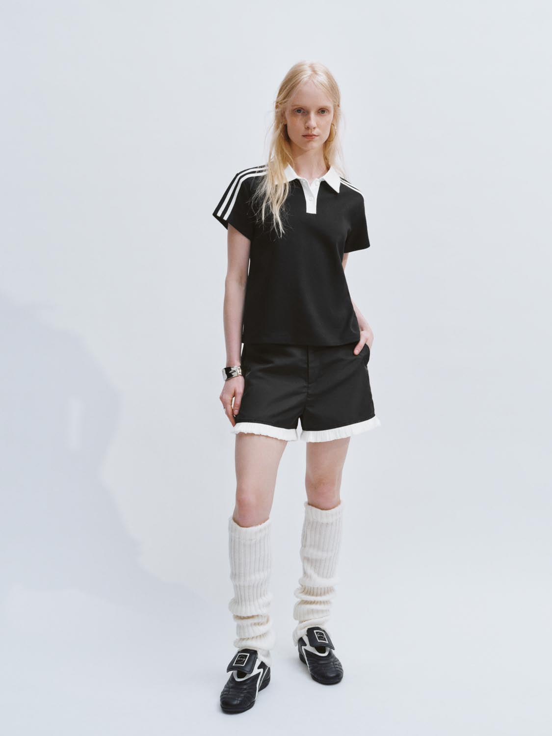 Contrast Trim Polo Shirts