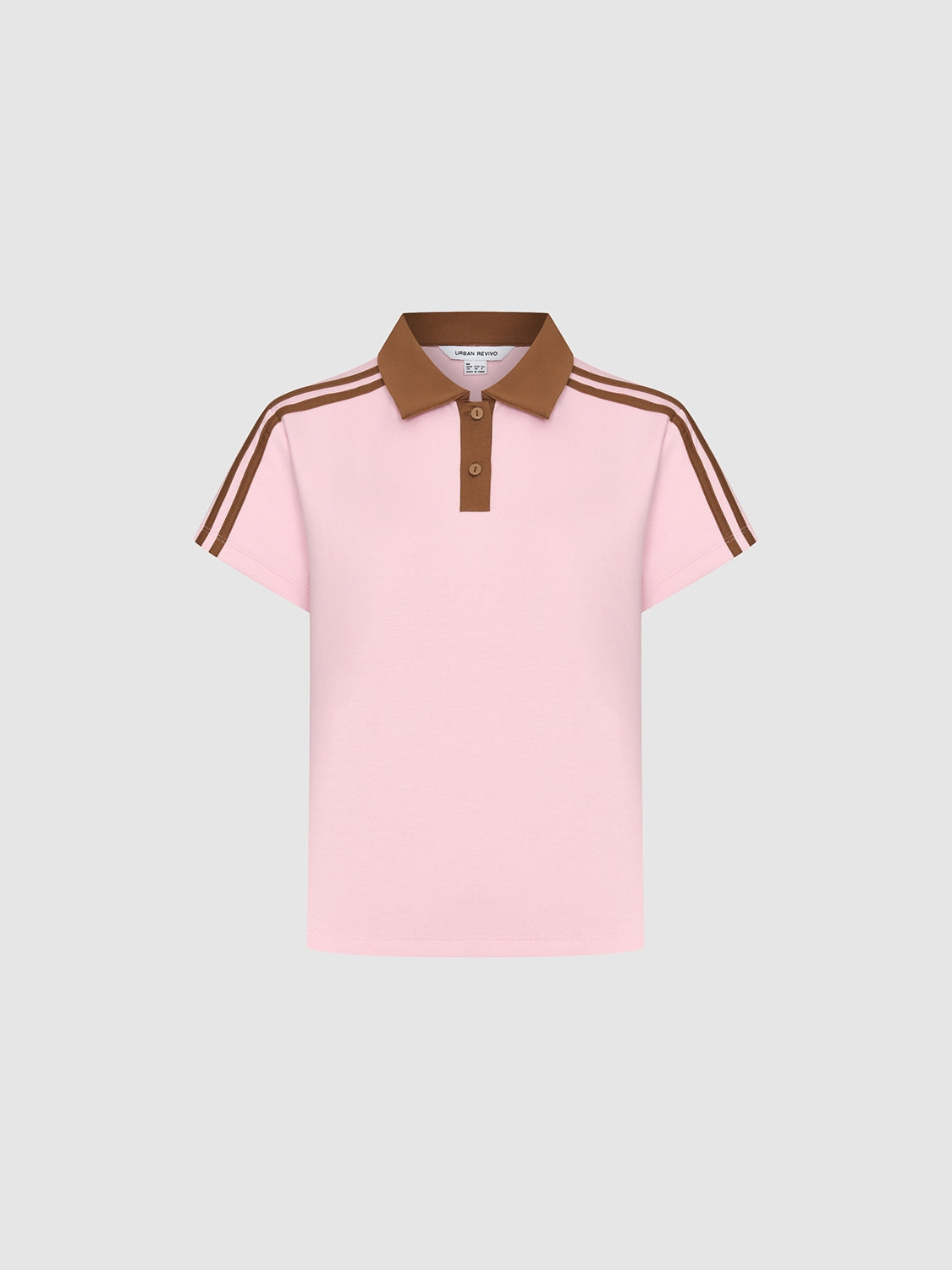 Contrast Trim Polo Shirts