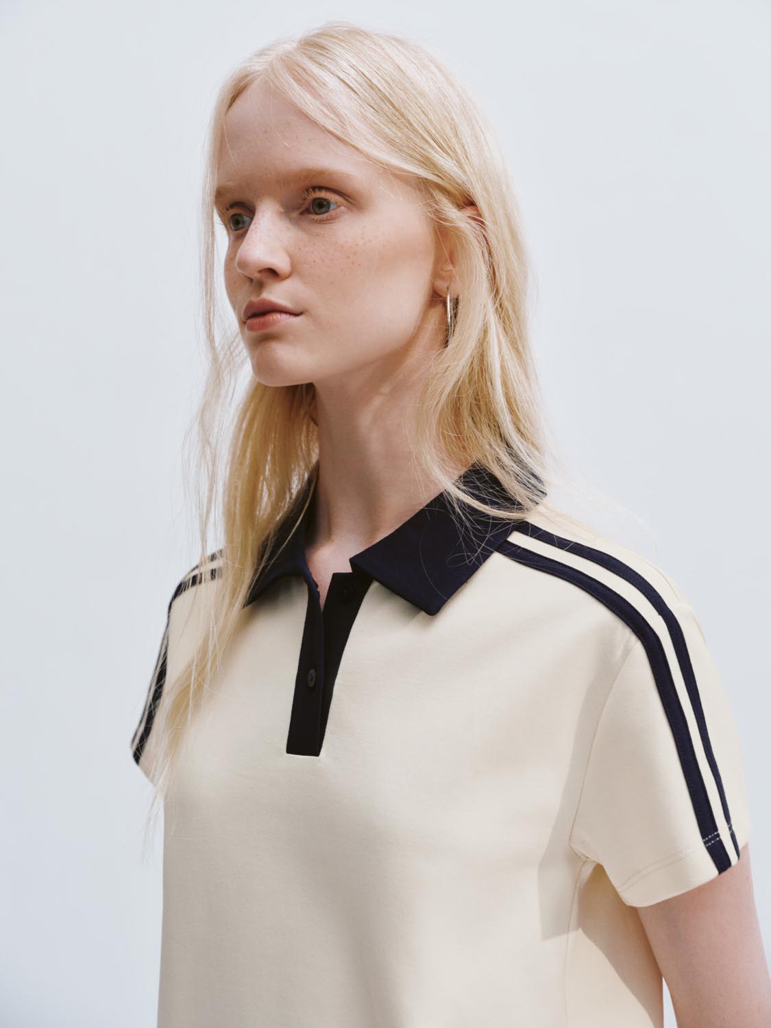 Contrast Trim Polo Shirts