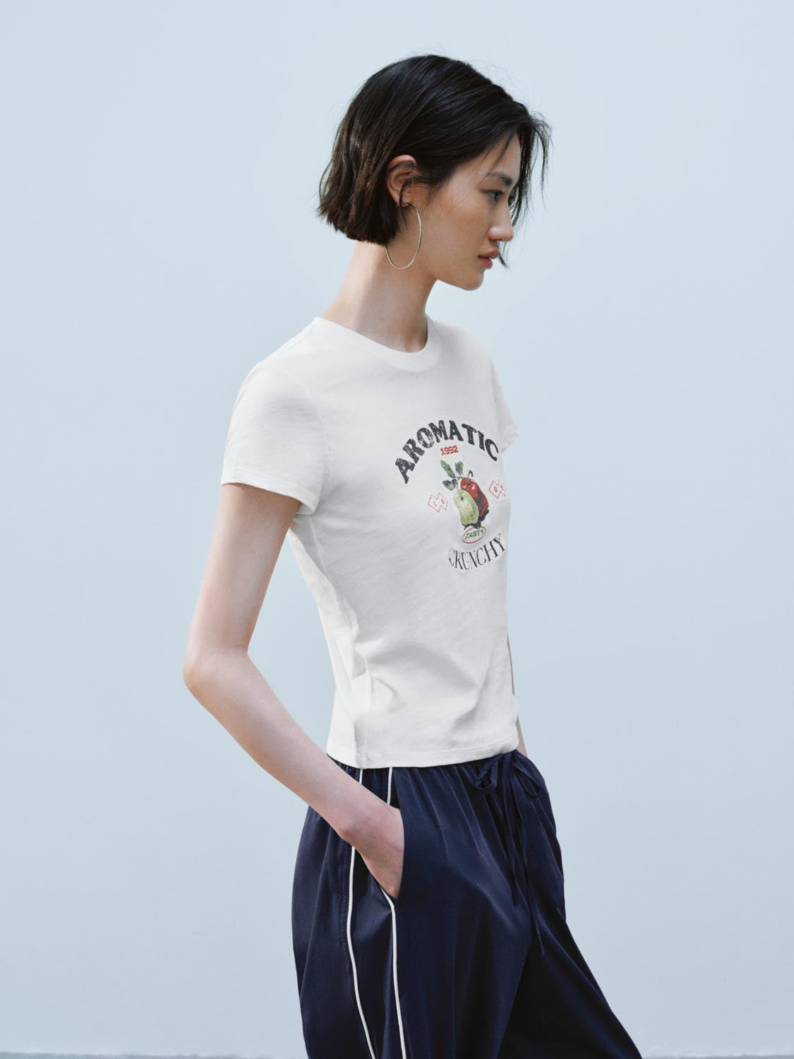 Cropped Short Sleeve T-Shirts