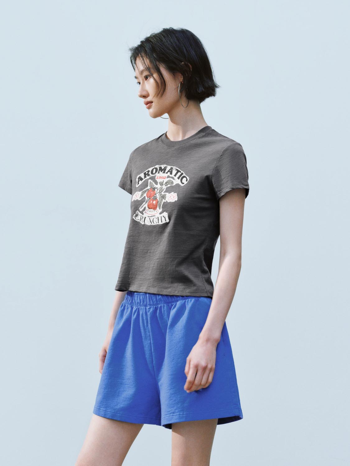 Cropped Short Sleeve T-Shirts