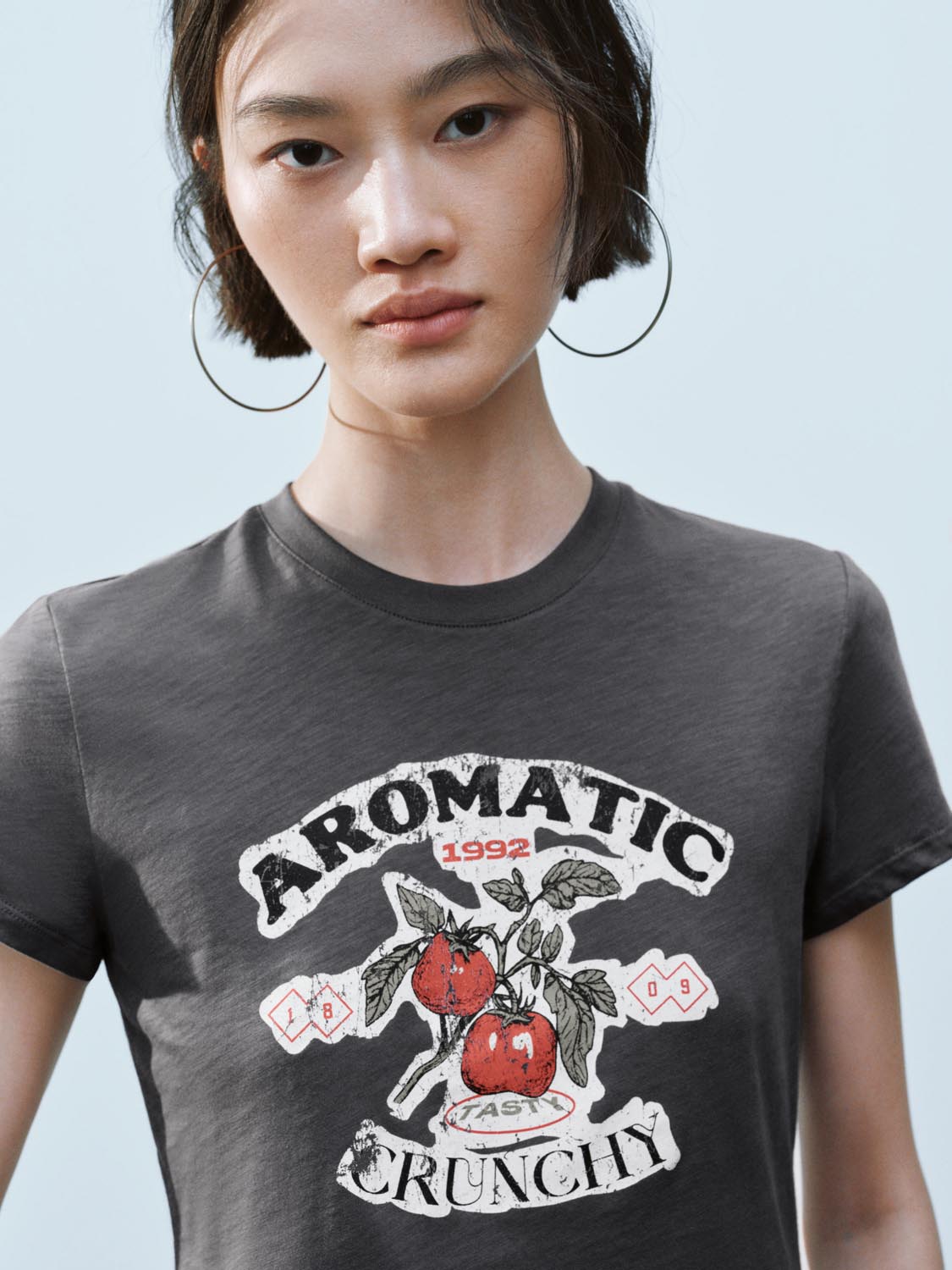 Cropped Short Sleeve T-Shirts