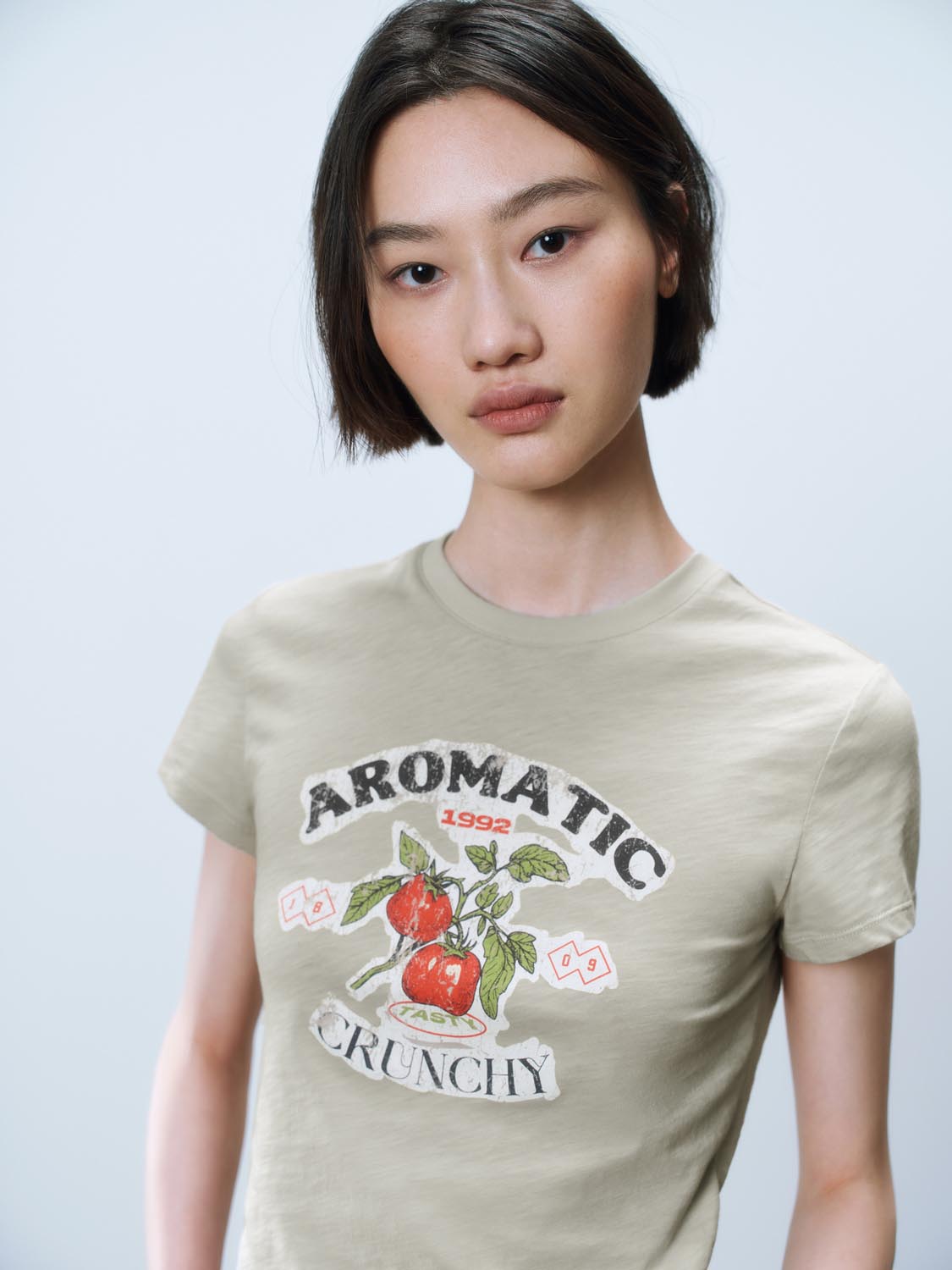 Cropped Short Sleeve T-Shirts
