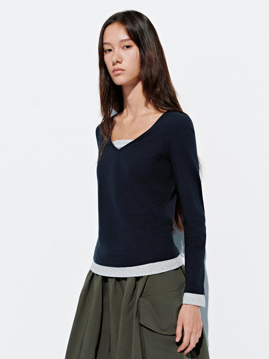 2 In 1 Long Sleeve T-Shirts