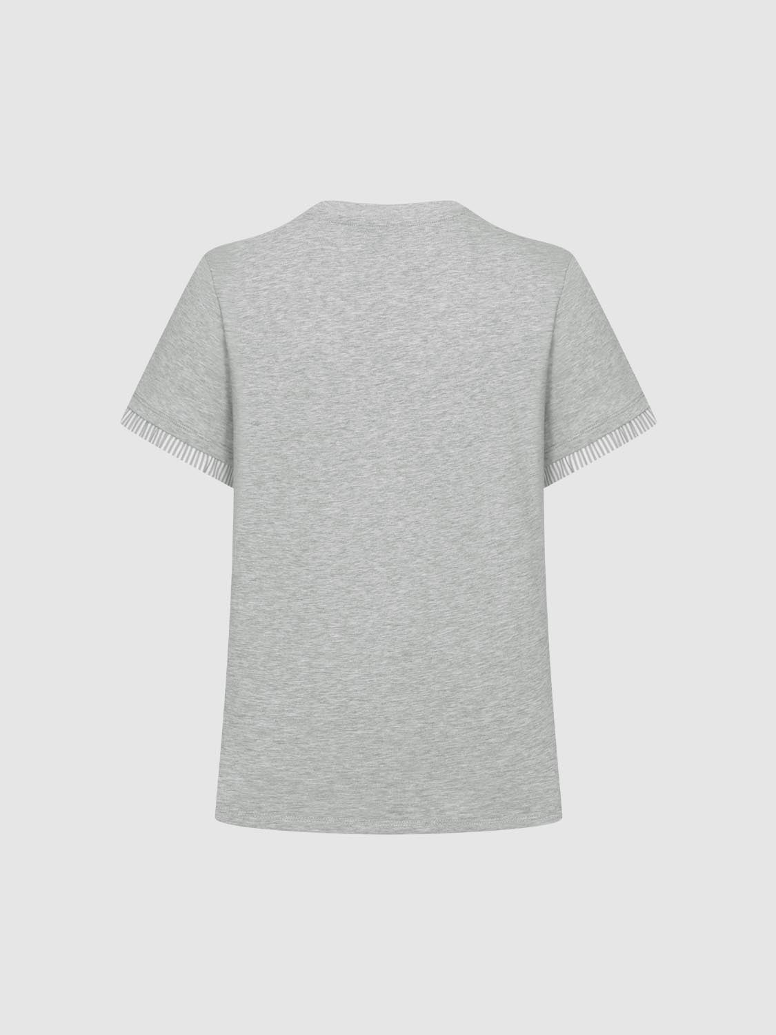 2 In 1 Crew Neck T-Shirts