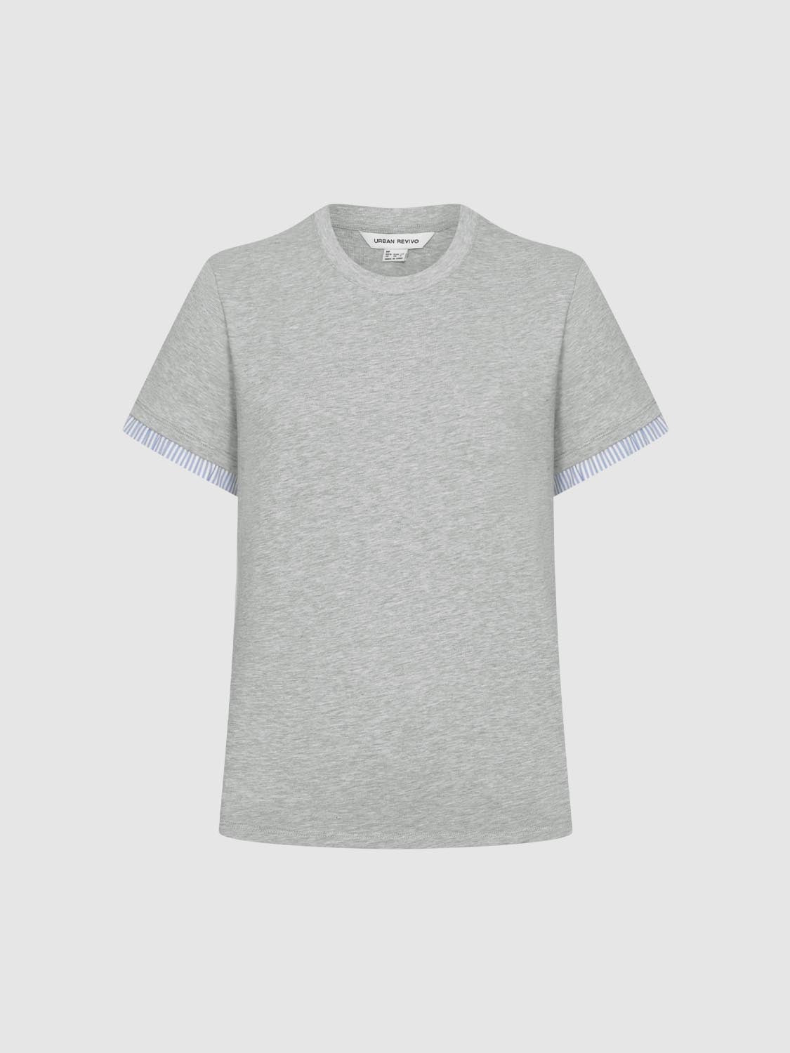 2 In 1 Crew Neck T-Shirts