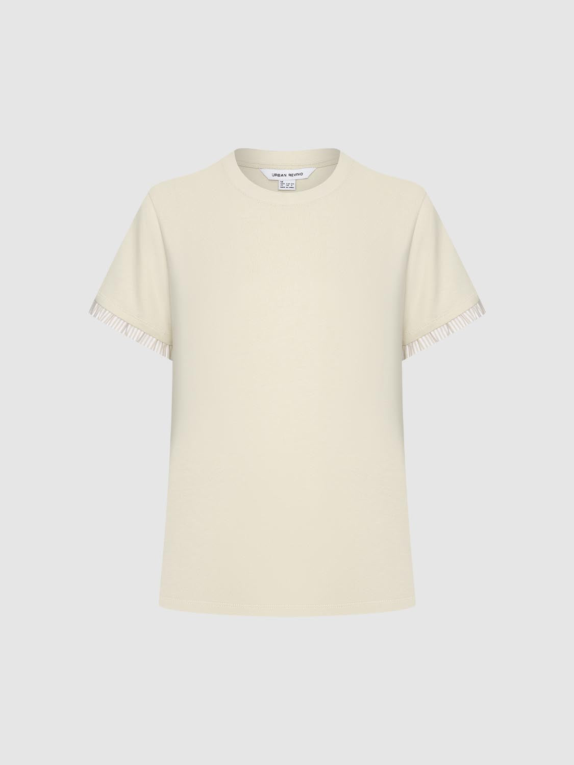 2 In 1 Crew Neck T-Shirts