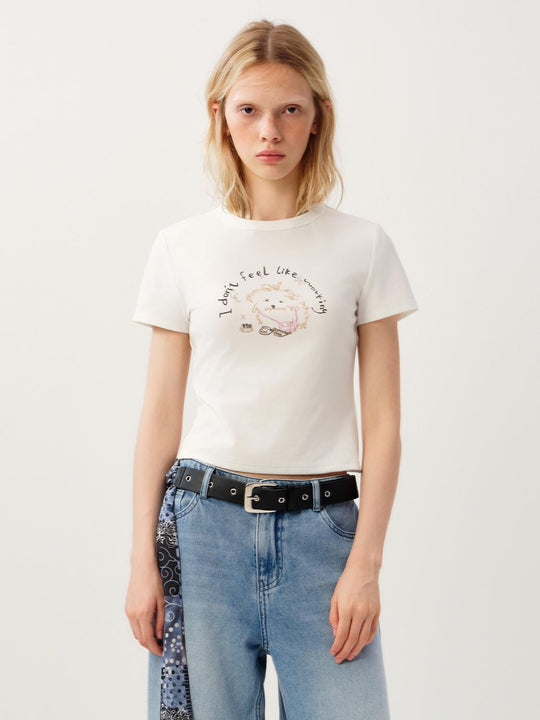 Cotton Graphic Print T-shirts
