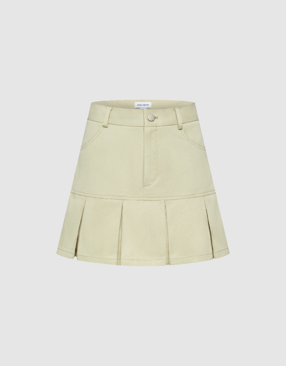 Mini A-Line Skirt With Belt