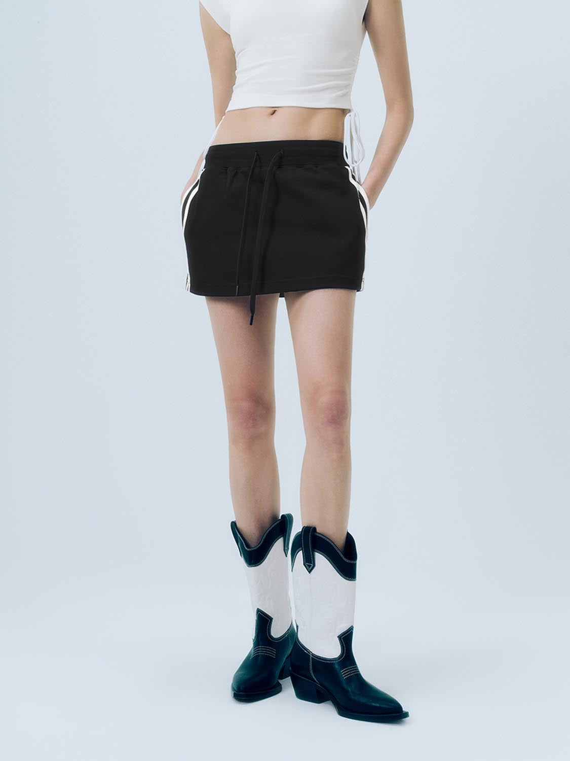 Drawstring Straight Skirts