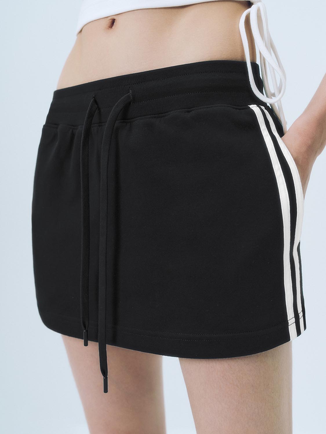 Drawstring Straight Skirts