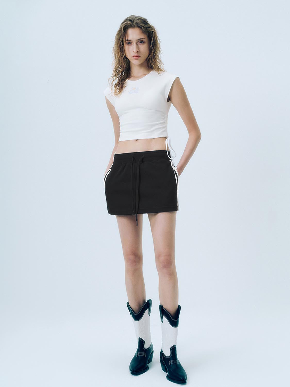 Drawstring Straight Skirts