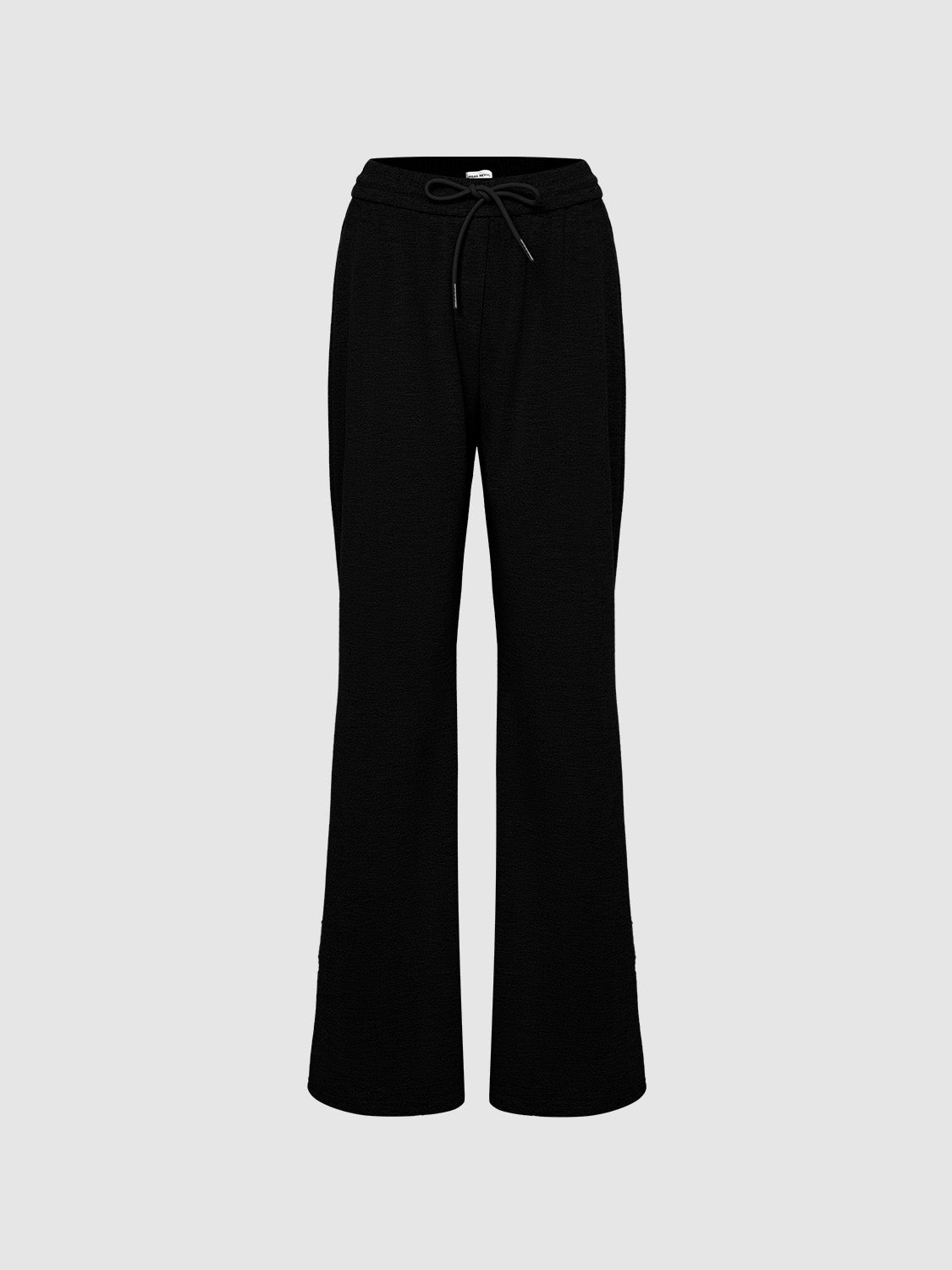 Bow Décor Long Flare Pants