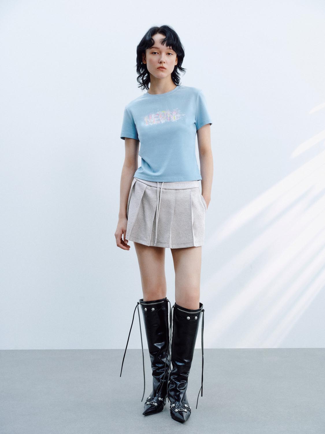 Pleated Shorts