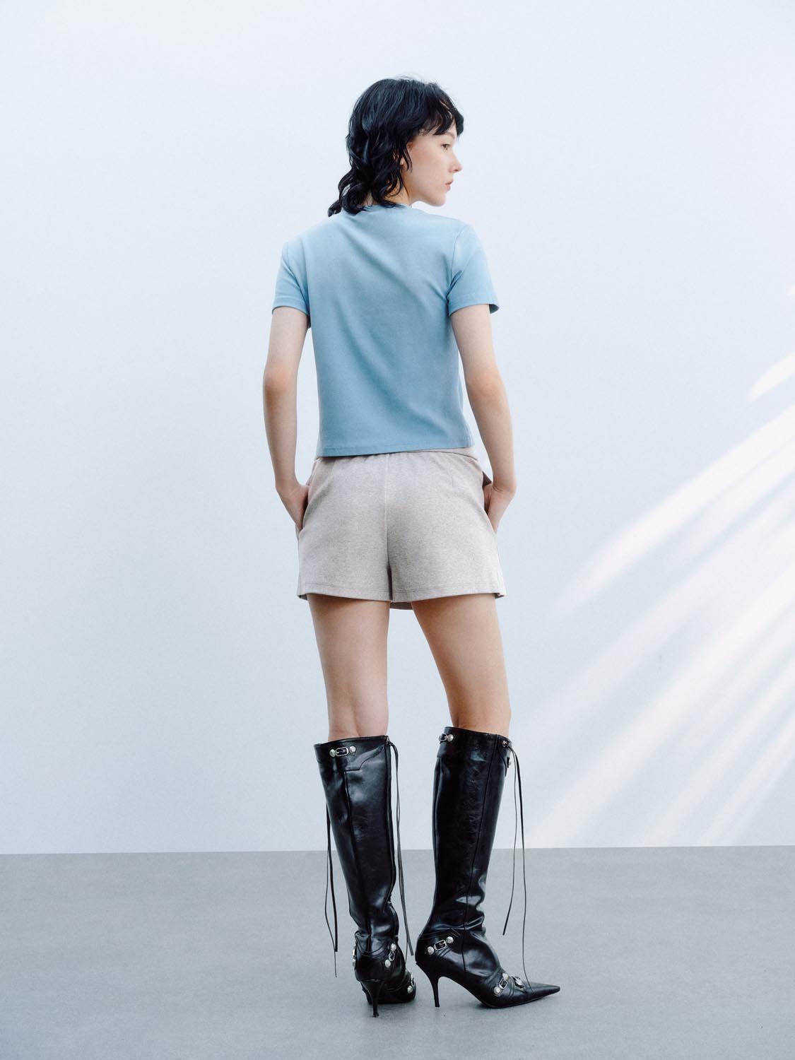 Pleated Shorts