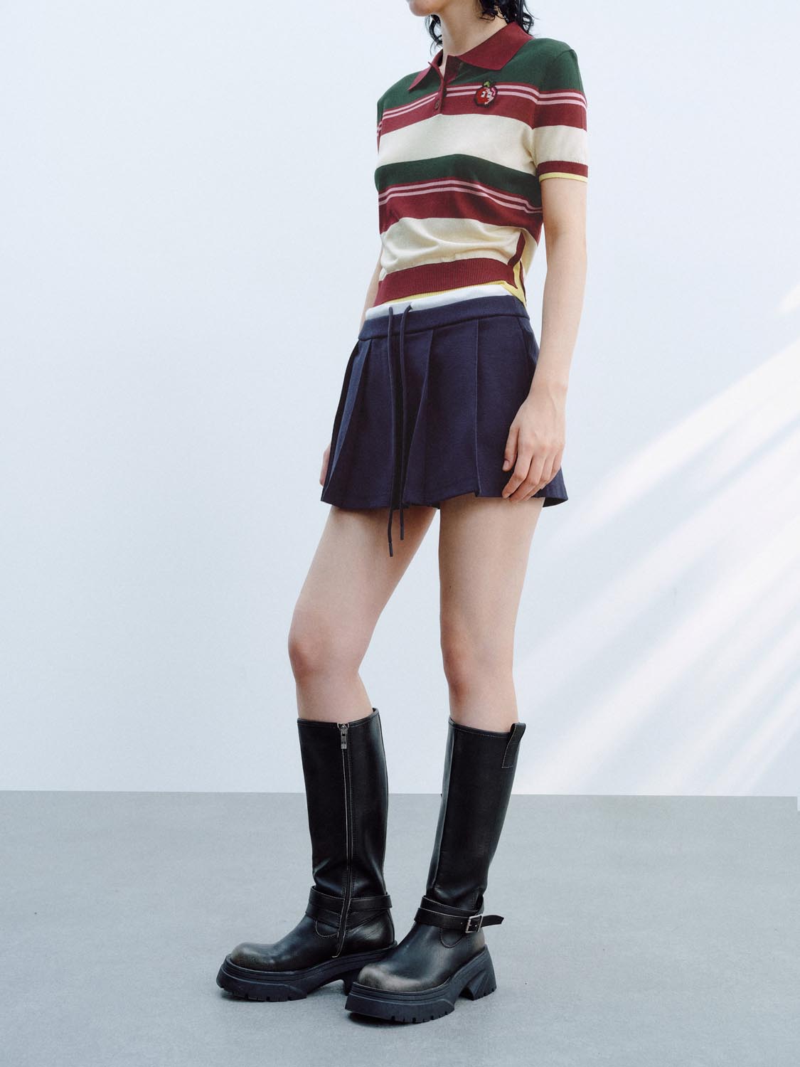 Pleated Shorts