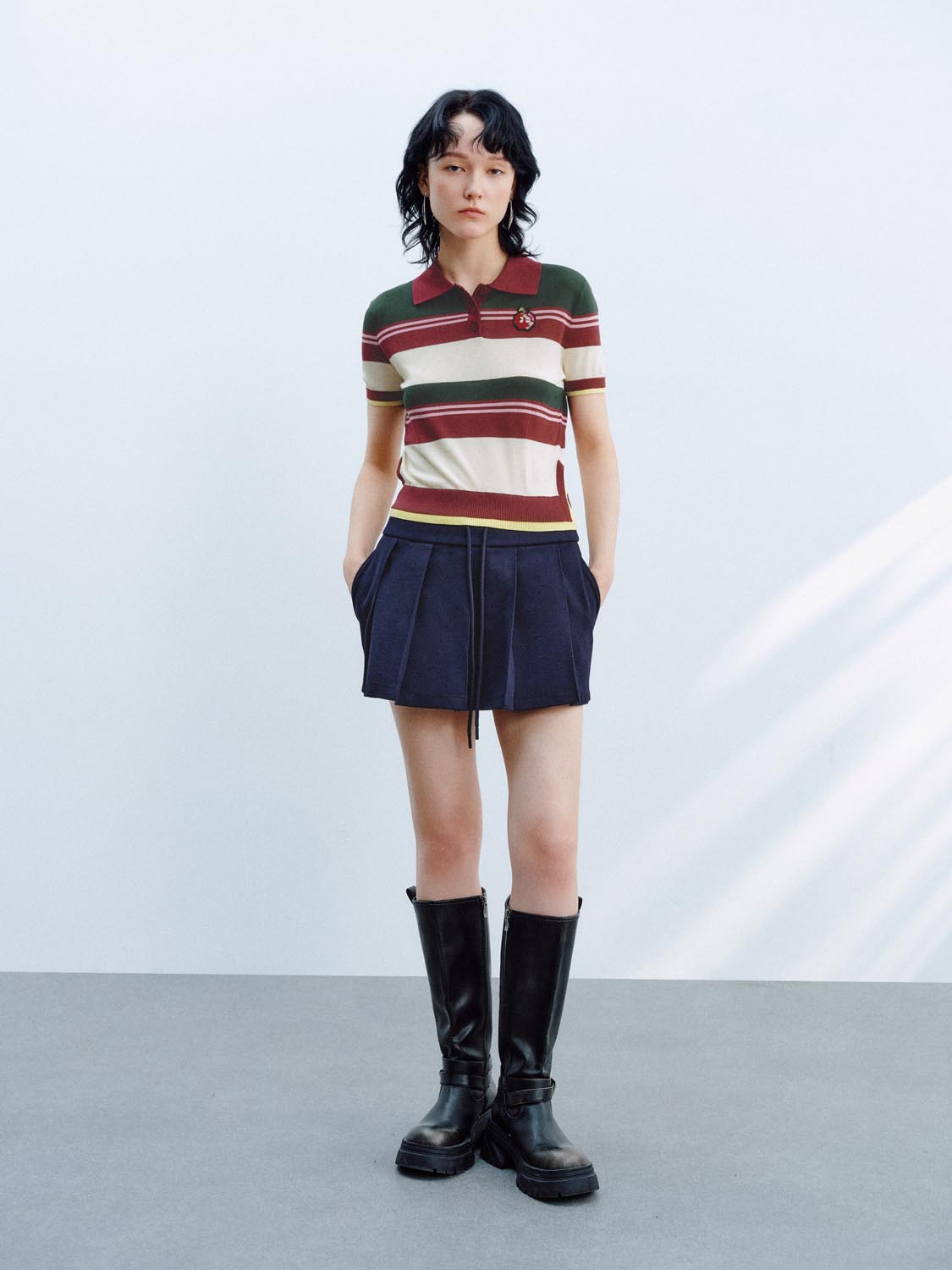Pleated Shorts