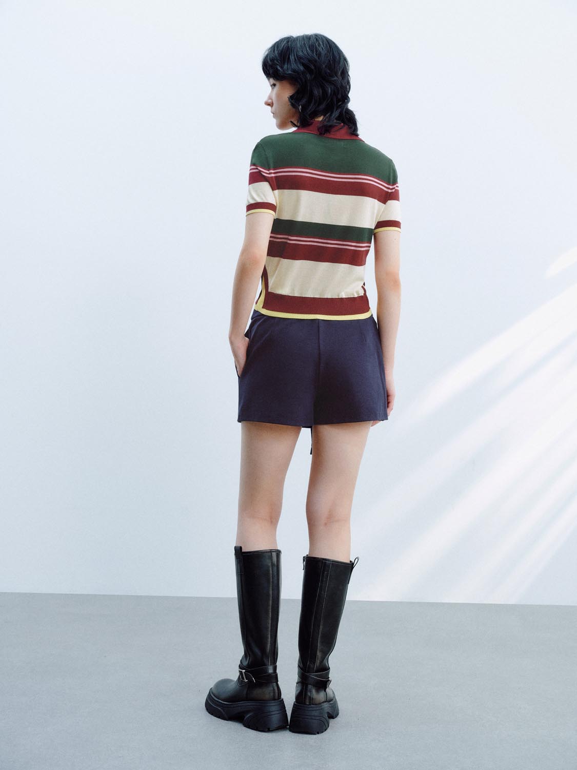Pleated Shorts