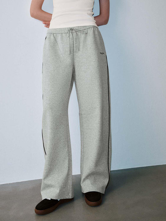Drawstring Pull On Barrel Leg Pants