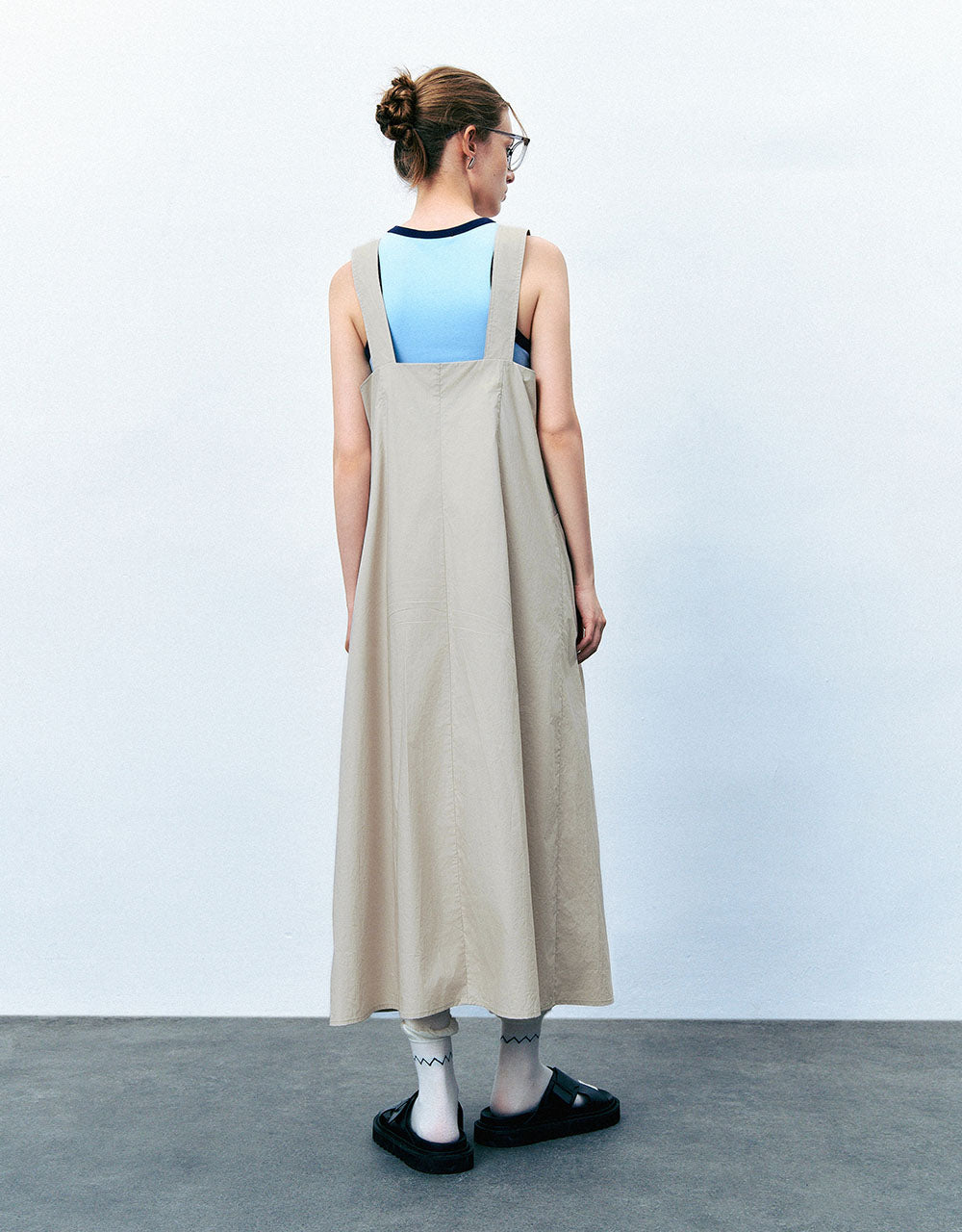 Sleeveless Straight A-Line Dress