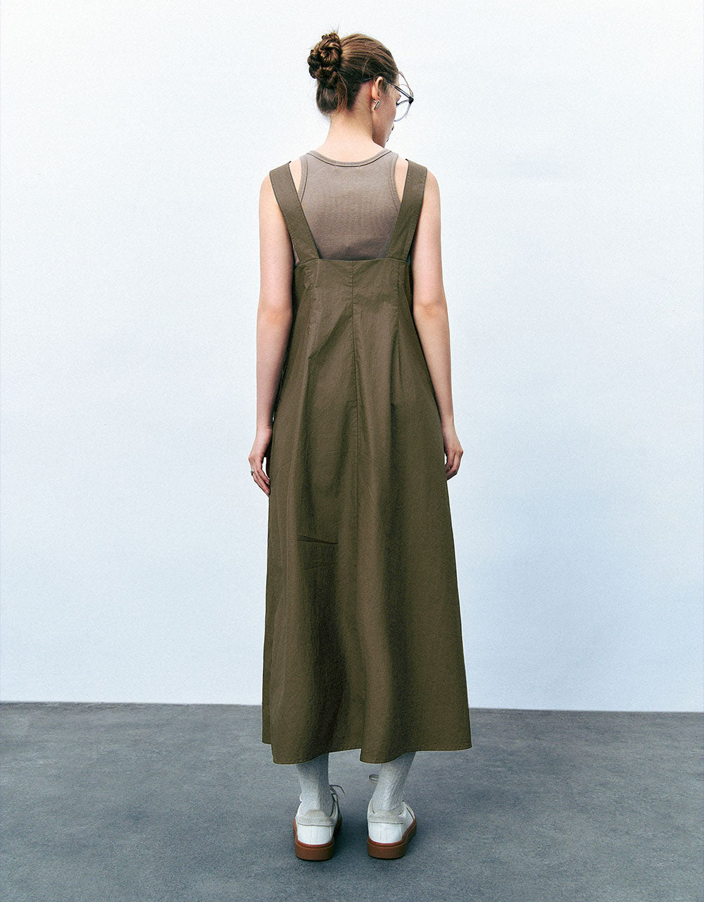 Sleeveless Straight A-Line Dress