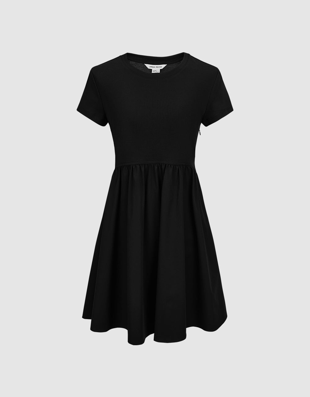 Crew Neck A-Line Dress