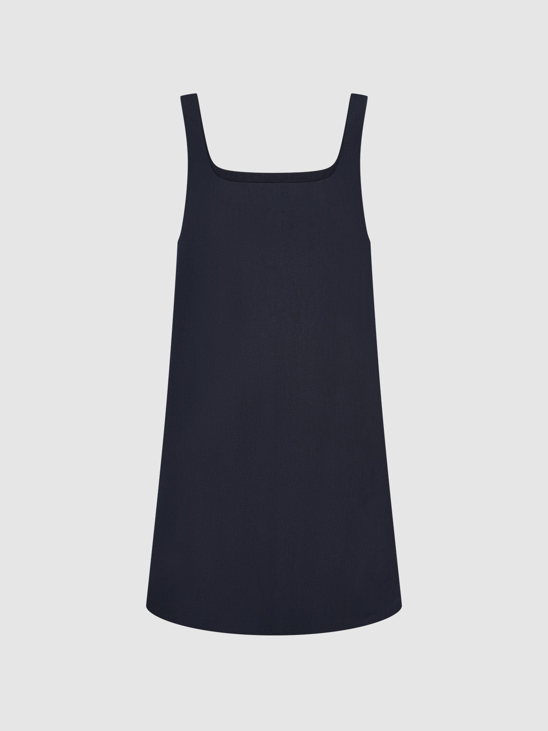 Sleeveless Square-cut Collar A-Line Dress