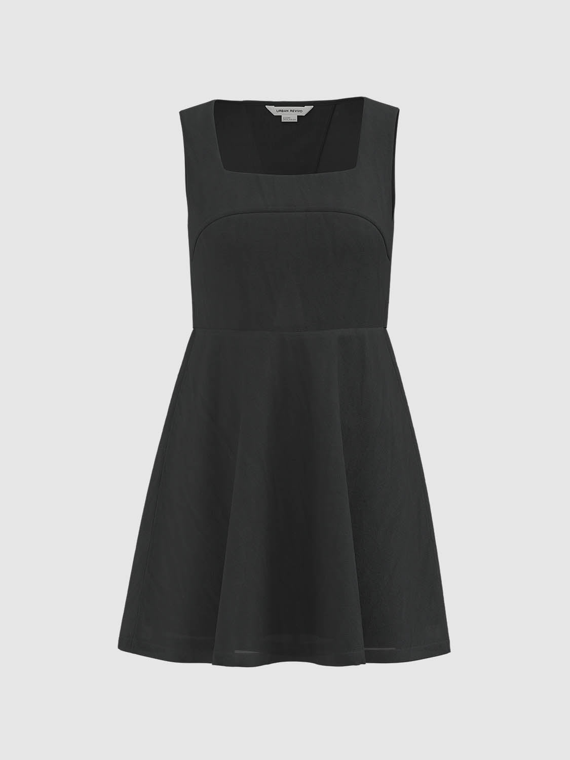 Square Collar A-Line Dresses