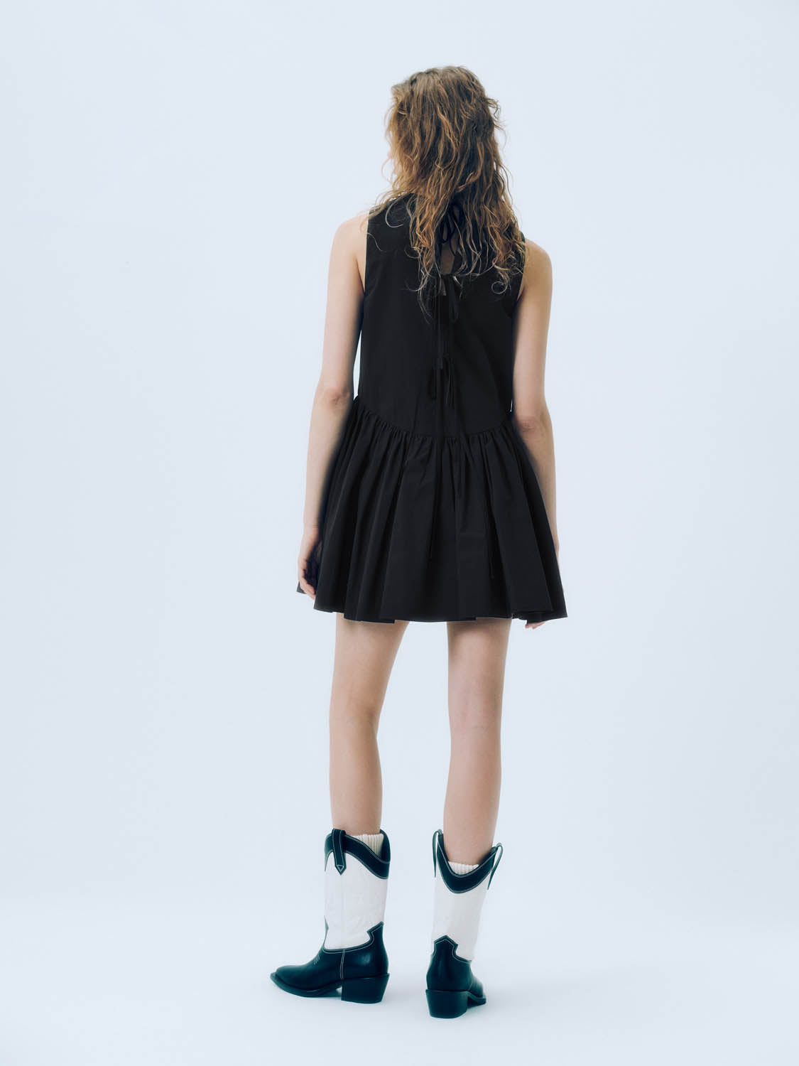 Sleeveless Pleated A-Line Dresses