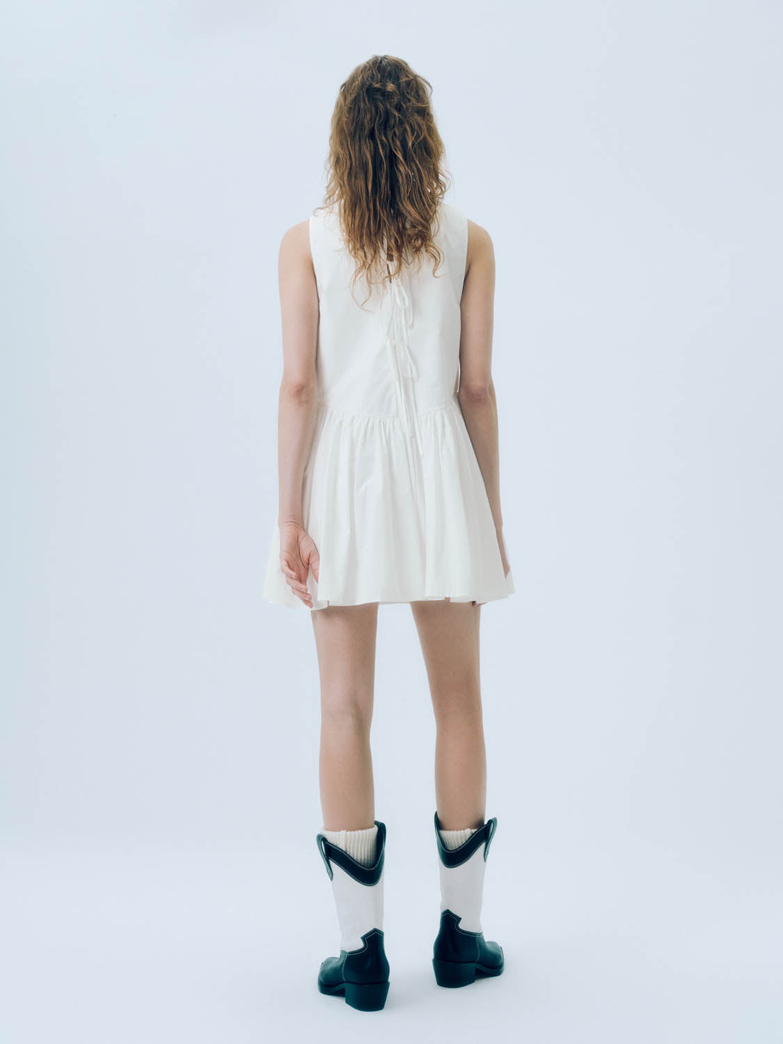 Sleeveless Pleated A-Line Dresses
