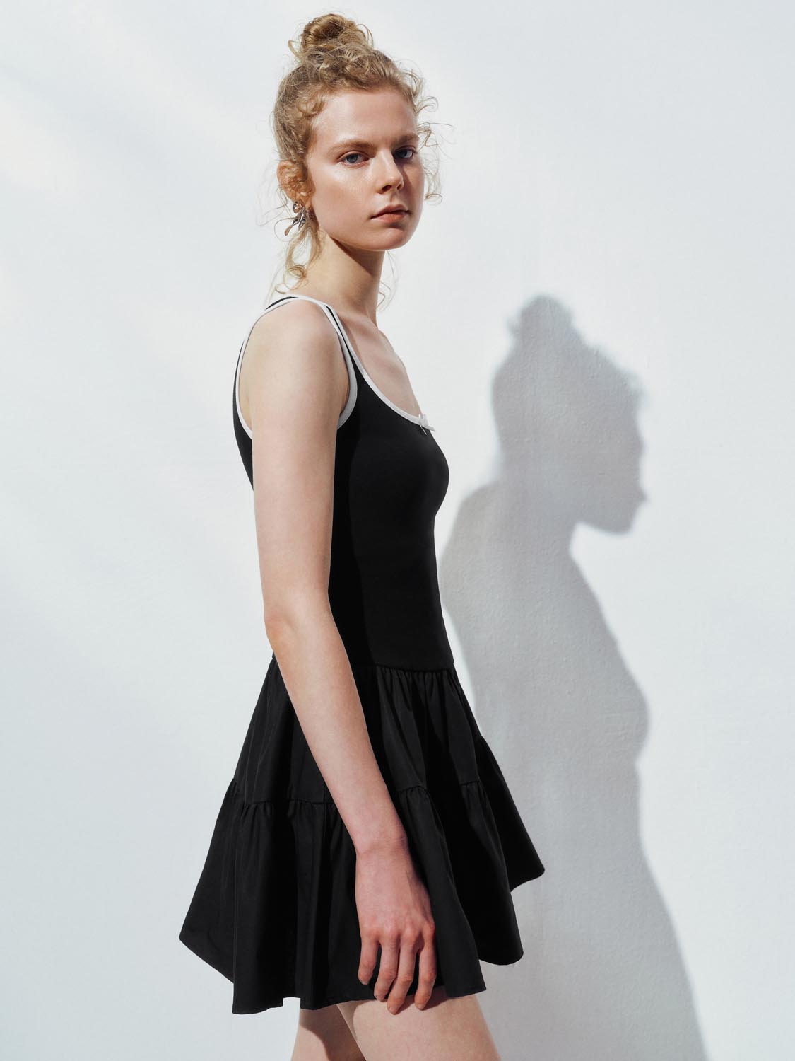Flared Tank Mini Dresses