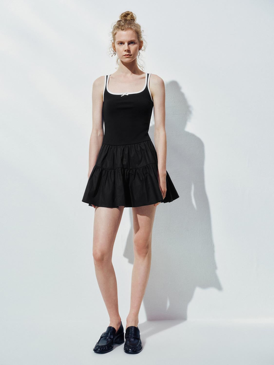 Flared Tank Mini Dresses