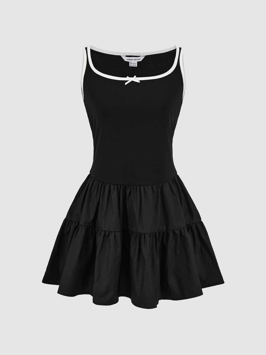 Flared Tank Mini Dresses
