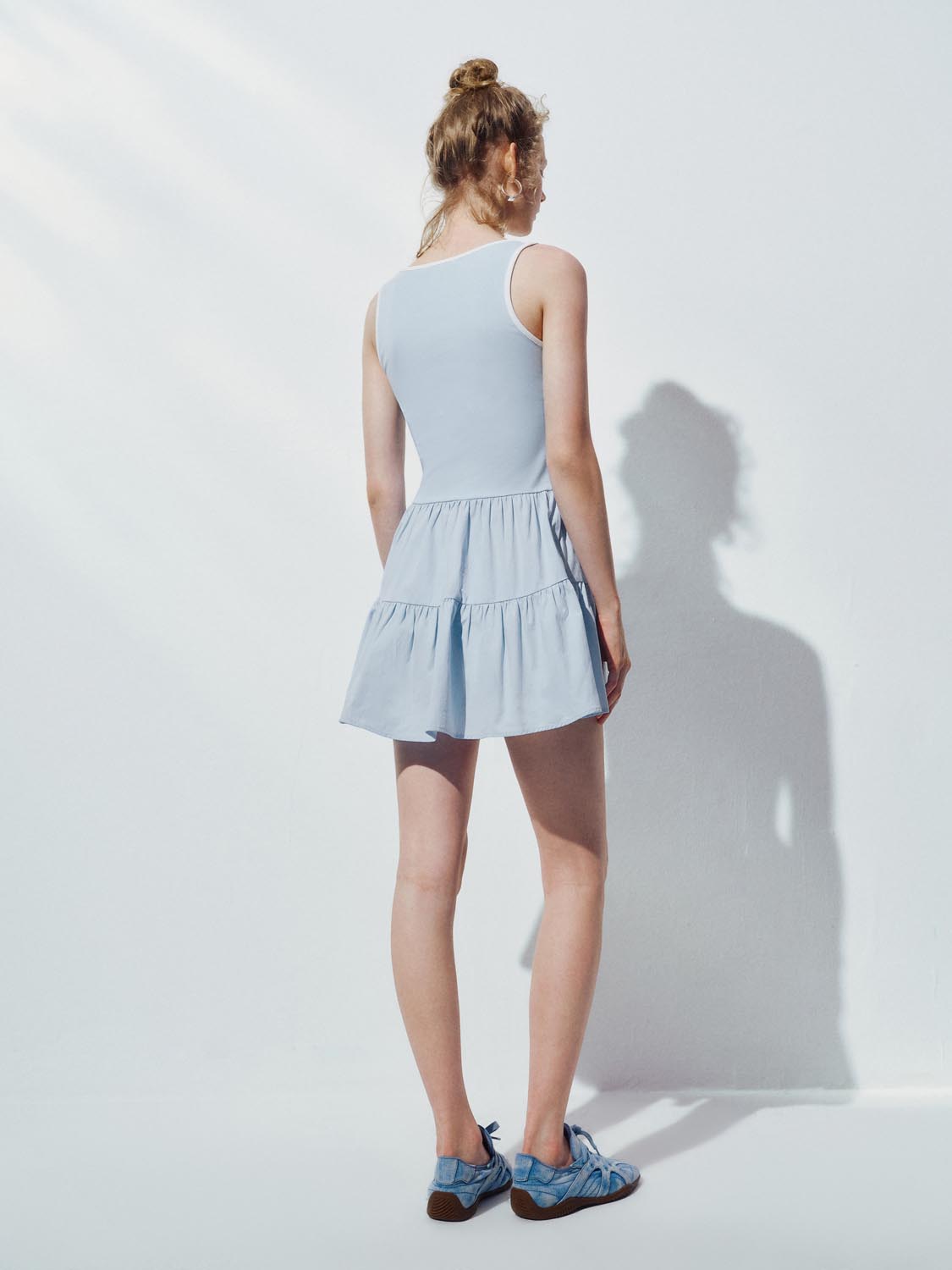 Sleeveless Ruffle A-Line Dresses