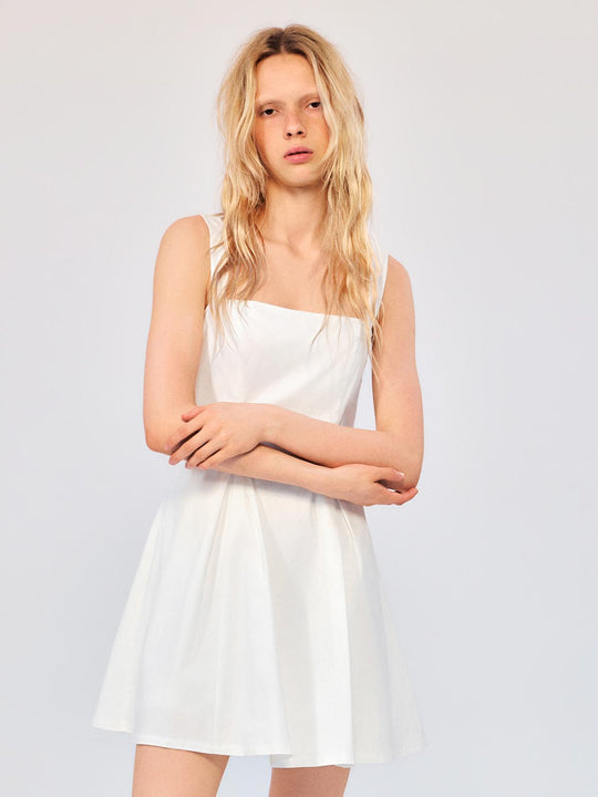A-Line Silhouette With Slight Stretch Lined Dress
