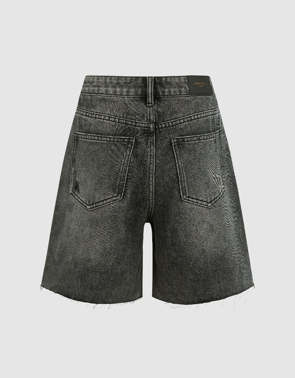 Raw Hem Denim Shorts